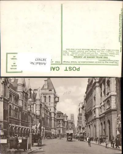 387957,Great Britain England London Law Courts Gericht Straßenansicht