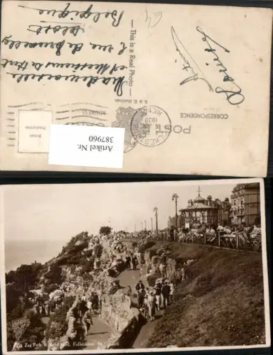387960,Great Britain England Folkestone Zig Zag Path and Bandstand Terrasse
