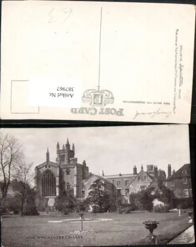 387967,Great Britain England Winchester College Schule