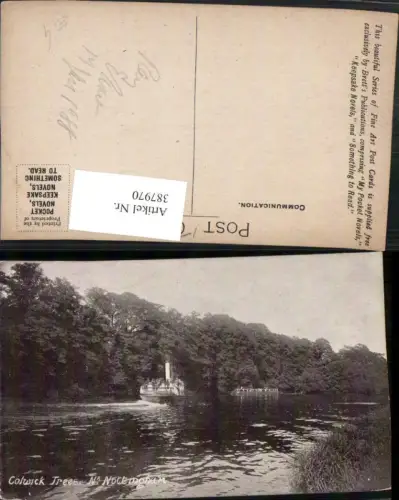 387970,Great Britain England Nottingham Colwick Trees Fluss Dampfer Boot