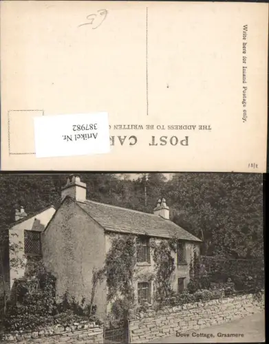 387982,Great Britain England Grasmere Dove Cottage Haus
