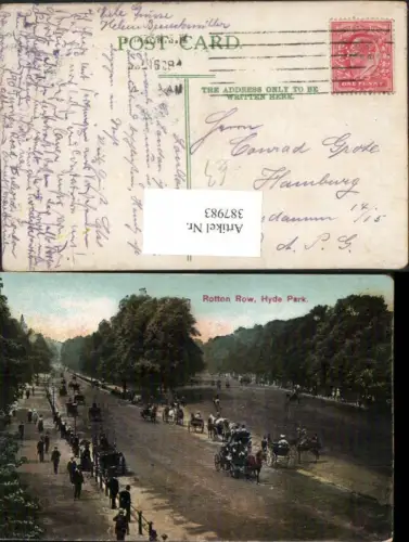 387983,Great Britain England London Hyde Park Rotton Row Straßenansicht