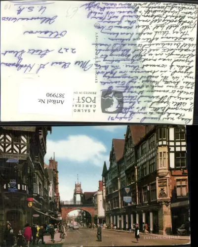 387990,Great Britain England Chester Eastgate Straßenansicht Tor