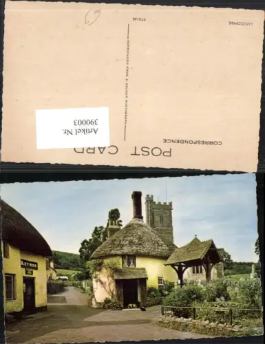 390003,Great Britain England Somerset Luccombe Gebäude Turm Kirche