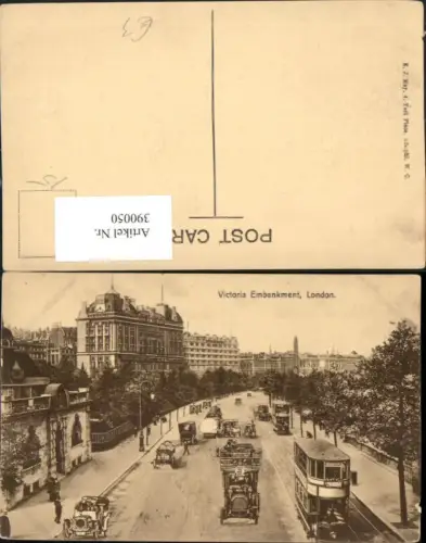 390050,Great Britain England London Victoria Embankment Straßenansicht Straßenbahn
