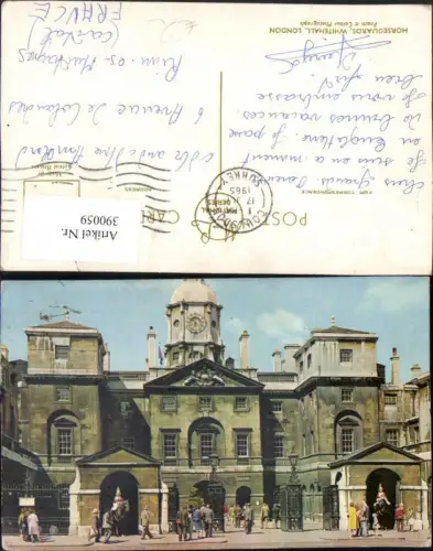 390059,Great Britain England London Whitehall Horseguards Wachen