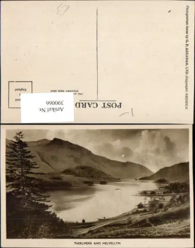 390066,Great Britain England Thirlmere and Helvellyn See Bergkulisse