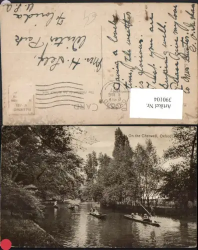 390104,Great Britain England Oxford On the Cherwell Fluss Boote Zille