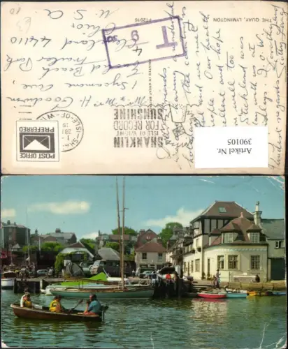 390105,Great Britain England Lymington Quay Quai Boote