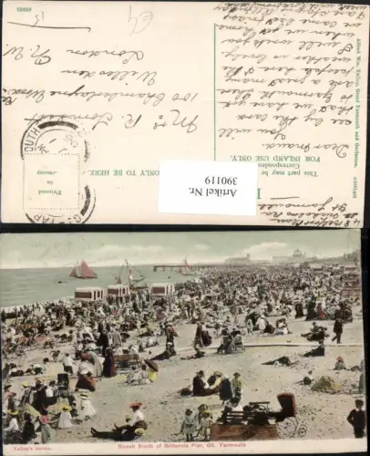 390119,Great Britain England Great Yarmouth Beach South of Britannia Pier Strand Strandleben