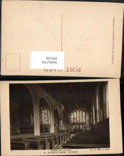 390130,Great Britain England London Tower of London St. Peters Chapel Kirche Innenansicht