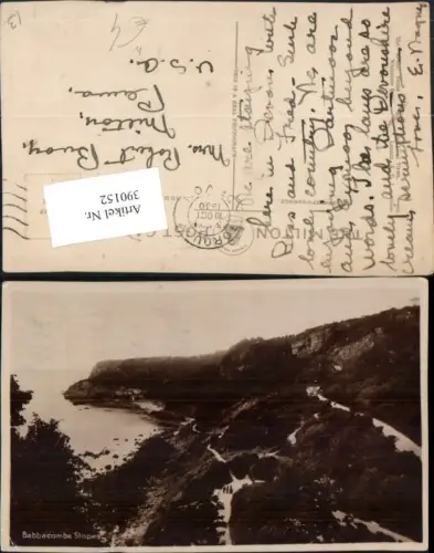 390152,Great Britain England Torquay Babbacombe Slopes Küste
