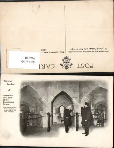 394230,Great Britain England London Tower of London Beauchamp Tower Innenansicht