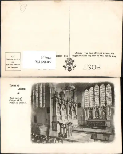 394233,Great Britain England London Tower of London Chapel St. Peter ad Vincula Kapelle