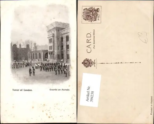 394238,Great Britain England London Tower of London Guards on Parade Wachen