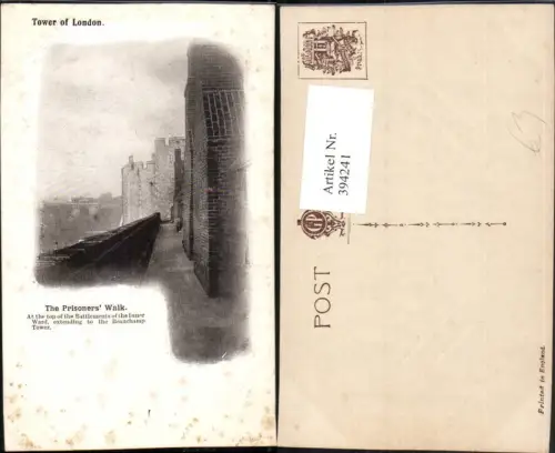 394241,Great Britain England London Tower of London Prisoners Walk Gefangenen Gang