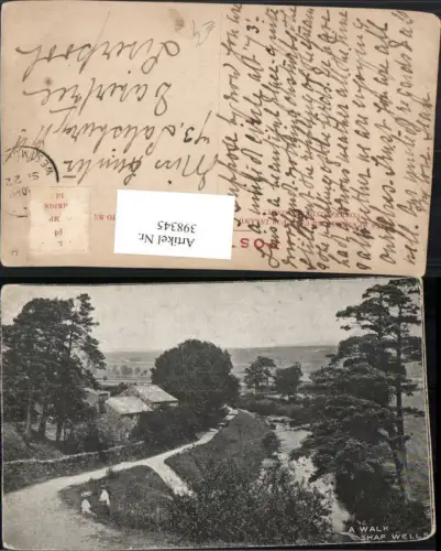 398345,England Shap Wells A Walk Landschaft Wegpartie