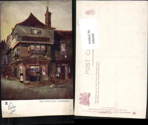 398449,Künstler AK England Canterbury Little Inn pub Raphael Tuck 1163
