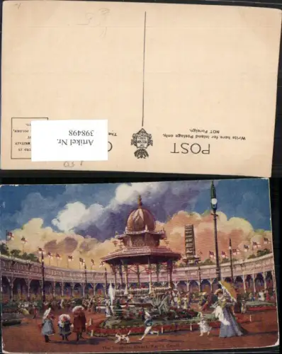 398498,Künstler AK England London Earls Court Imperial Court Pavillon