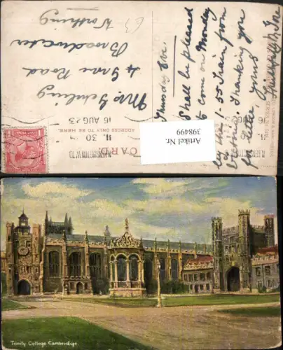 398499,England Cambridge Trinity College Schule
