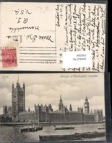 398504,England London Houses of Parliament Boote