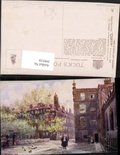 398510,Künstler AK Charles E. Flower England Cliffords Inn pub Raphael Tuck 1537