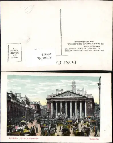 398513,England London Royal Exchange Börse Gebäude