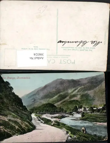 398524,England Borrowdale The Grange Fluss Straße
