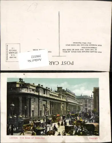 398552,England London Bank of England Straßenansicht