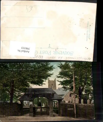 398555,England Ilfracombe Parish Church and Lych Gate Kirche