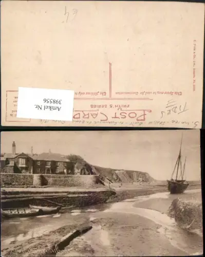 398556,England Bude Efford Cottage Haus Segelschiff Boot