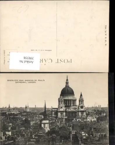 398558,England London St. Pauls Cathedral Kirche