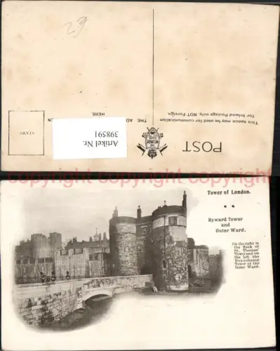 398591,England Tower of London Byward Tower and Outer Ward Burg