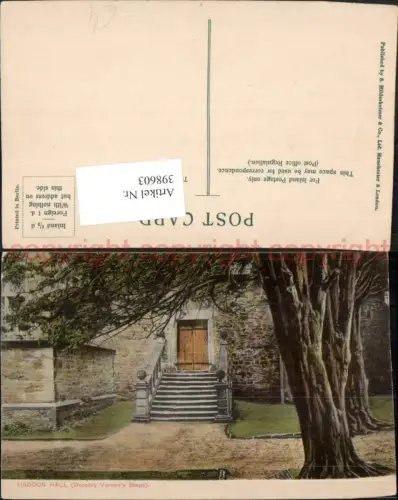 398603,England Bakewell Haddon Hall Dorothy Vernons Steps Stiege