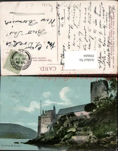 398604,England Devon Dartmouth Castle Burg