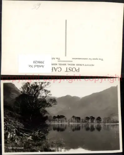 398620,England Cumbria Buttermere See Bergkulisse