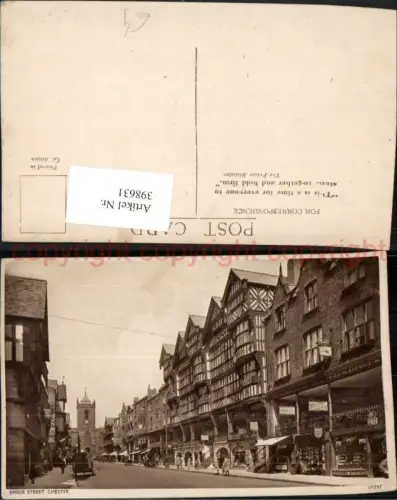 398631,England Chester Bridge Street Straßenansicht