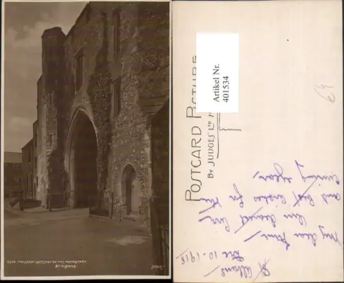 401534,England St. Albans Great Gateway of the Monastery Tor