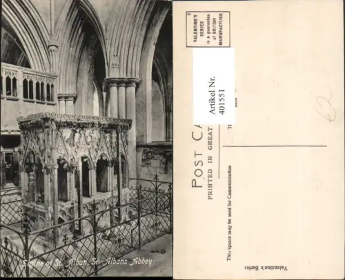 401551,England St. Albans Abbey Shrine of St. Alban Schrein