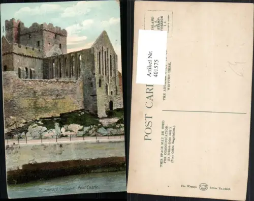 401575,England Peel Castle St. Patricks Cathedral Kirche