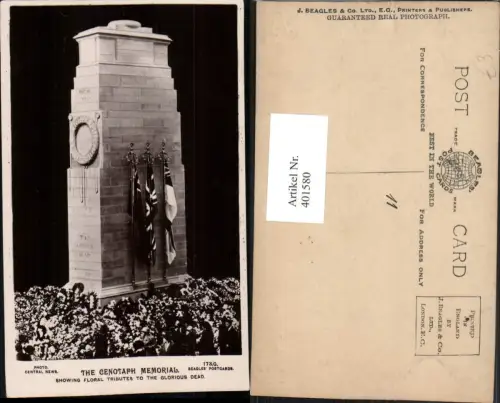 401580,England London Cenotaph Memorial Kenotaph