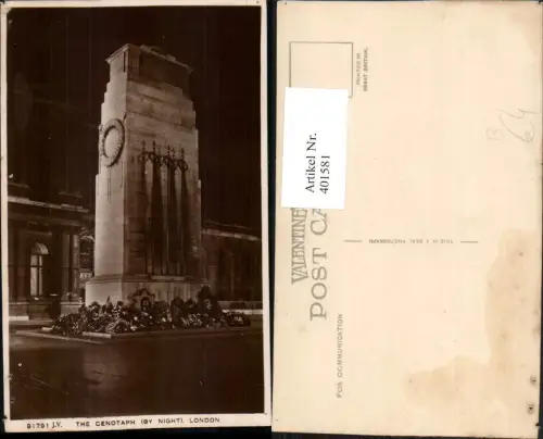 401581,England London Cenotpah by Night Kenotaph