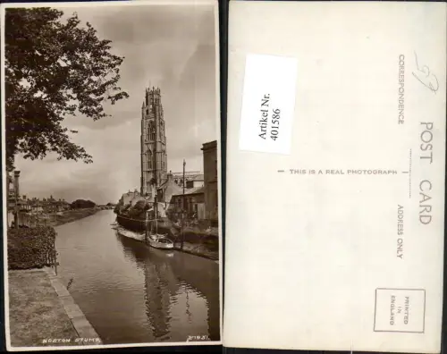 401586,England Boston Stump Kirche Fluss