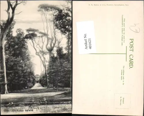 401621,England Warwick Guys Cliffe Aveue Straße