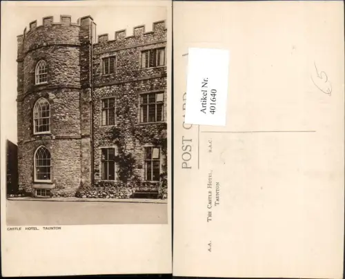 401640,England Taunton Castle Hotel