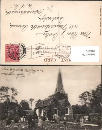 401649,England Buckinghamshire Stoke Pogis Poges Church Kirche Friedhof