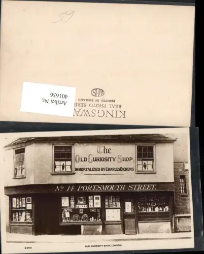401656,England London Old Curiosity Shop Raritätenladen