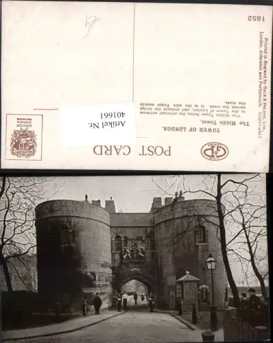 401661,England Tower of London Middle Tower Türme Tor