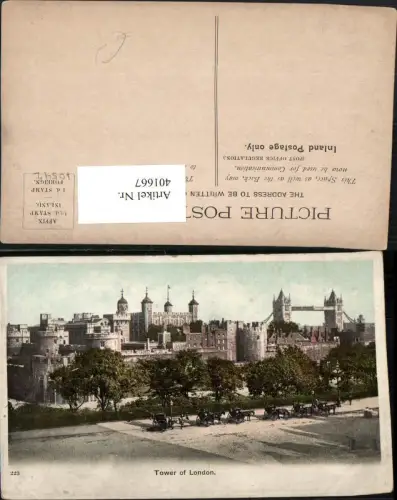 401667,England Tower of London Burg Brücke