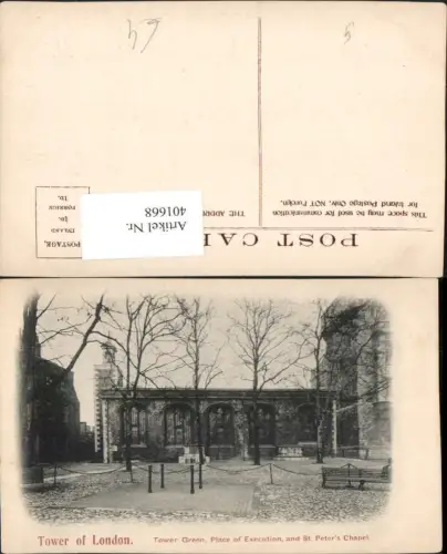 401668,England Tower of London Tower Green Place of Execution and St. Peters Chapel